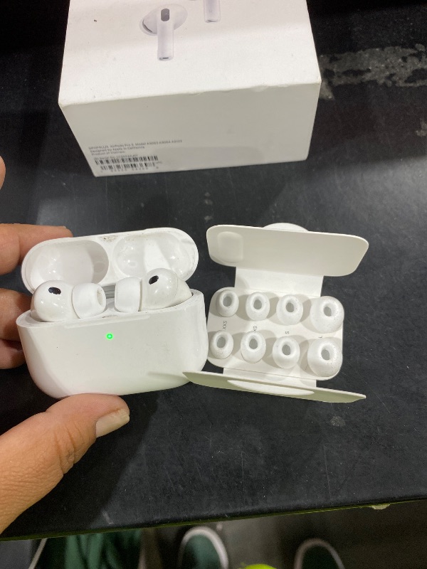 Photo 1 of Apple AirPods Pro 3 Wireless Earbuds, Active Noise Cancellation, Live Translation, Heart Rate Sensing, Hearing Aid Feature, Bluetooth Headphones, Spatial Audio, High-Fidelity Sound, USB-C Charging