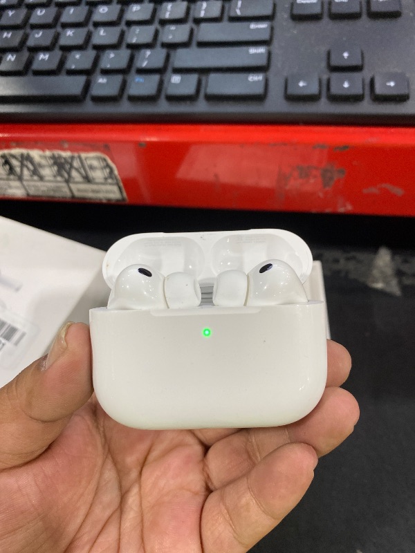Photo 1 of Apple AirPods Pro 3 Wireless Earbuds, Active Noise Cancellation, Live Translation, Heart Rate Sensing, Hearing Aid Feature, Bluetooth Headphones, Spatial Audio, High-Fidelity Sound, USB-C Charging
