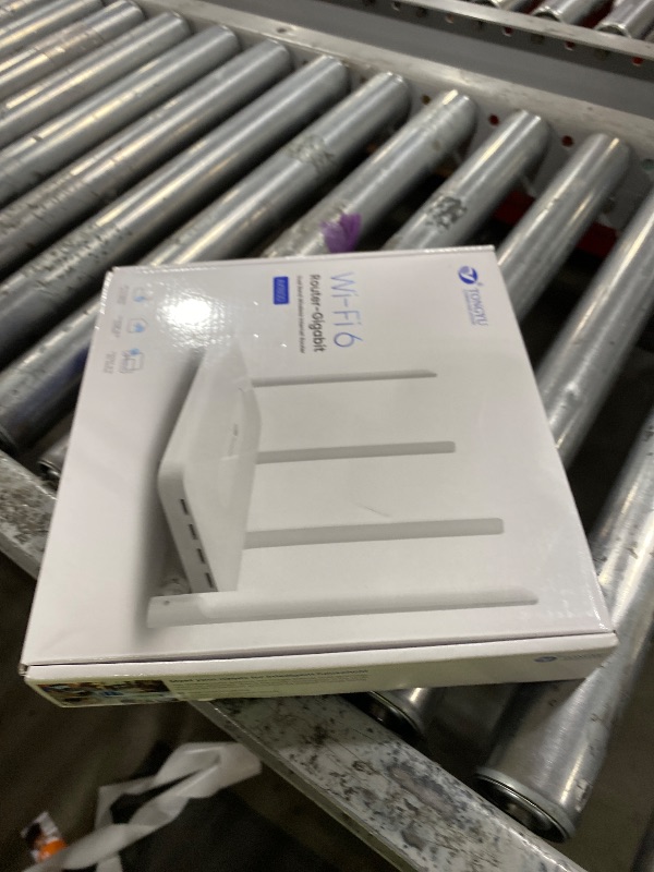 Photo 1 of Tongyu AX1800 WiFi 6 Router for Wireless Internet Computer Gaming & 4K Streaming, Dual Band Gigabit Ports OFDMA MU-MIMO Parental Controls Guest Network WPS EasyMesh 60 Devices 1200Mbps 3600sq. ft.