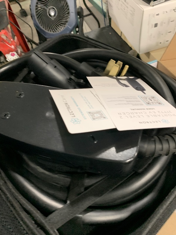 Photo 1 of Lectron Level 2 EV Charger - ETL Certified, 240V, 40 Amp, NEMA 14-50 Plug, 16 ft Extension Cord & J1772 Cable- Portable Electric Car Charger for J1772 EVs and Plug-in Hybrid Vehicles