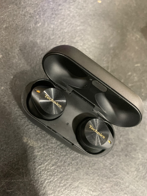 Photo 1 of Technics Premium Hi-Fi True Wireless Bluetooth Earbuds with Advanced Noise Cancelling, 3 Device Multipoint Connectivity, Hi-Res Audio + Enhanced Calling Wireless Earbuds - EAH-AZ80-K (Black)