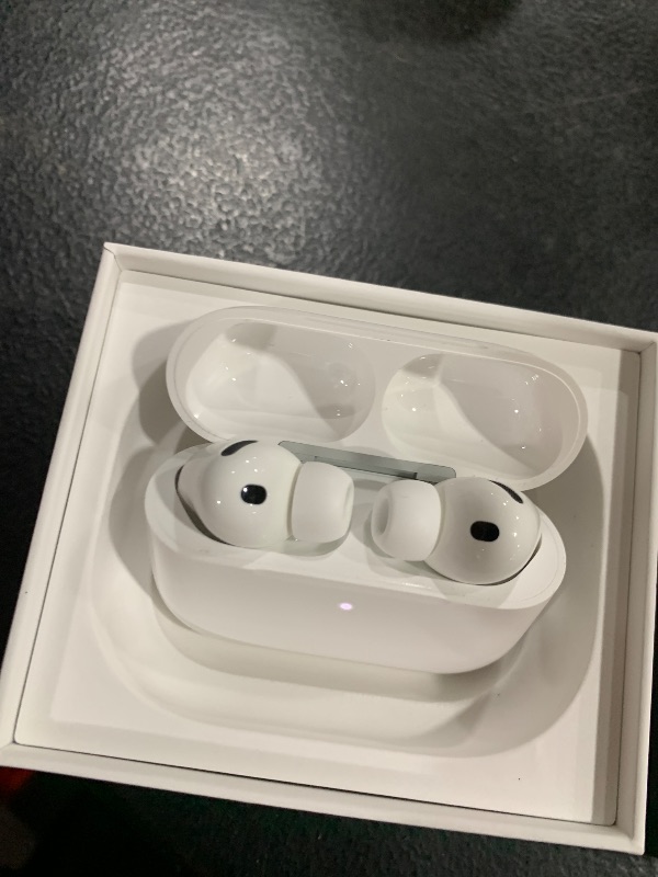 Photo 1 of Apple AirPods Pro 3 Wireless Earbuds, Active Noise Cancellation, Live Translation, Heart Rate Sensing, Hearing Aid Feature, Bluetooth Headphones, Spatial Audio, High-Fidelity Sound, USB-C Charging