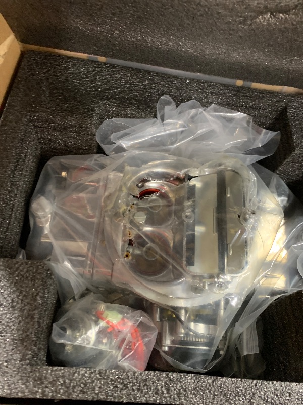Photo 1 of Dewinston BR-67255 Carburetor 4150 Model 650 CFM 4 Barrel Carburetor Fit for Holley Quick Fuel Brawler Diecast Carburetors with Mechanical Secondaries Electric Choke