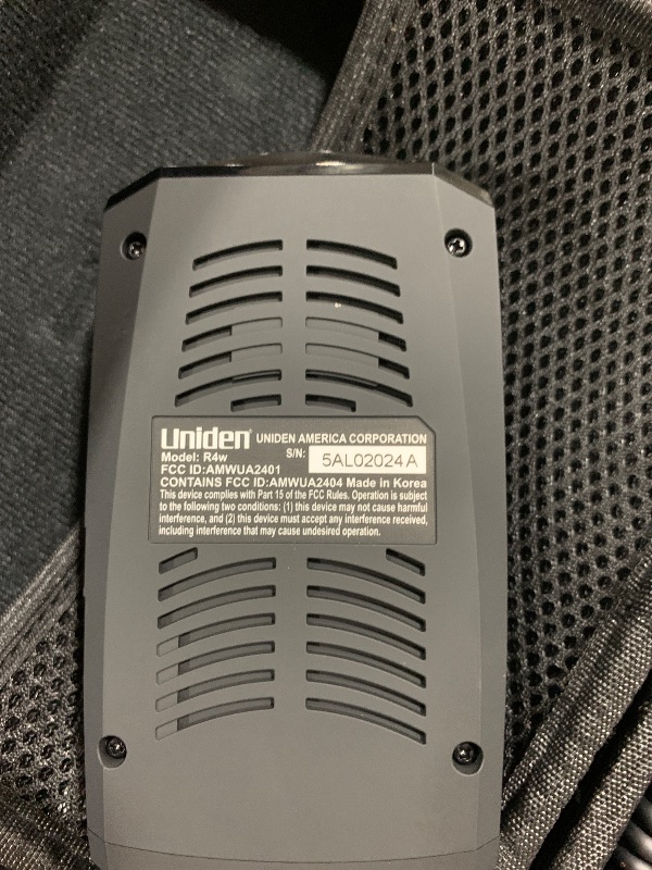 Photo 1 of Uniden R4W (new Model) Extreme Long-Range Laser/Radar Detector, Record Shattering Performance, 360° Awareness, Built-in GPS, Wi-Fi, Bluetooth, Voice Alerts, Red Light & Speed Cameras, R/TACH App