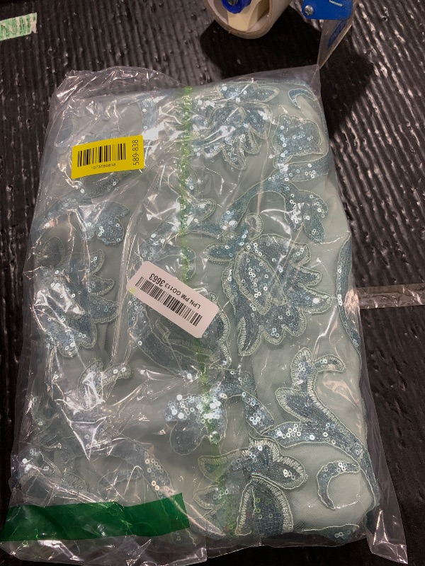 Photo 1 of Adrianna Papell Off Shoulder Sheath Dress, Aqua Dust, 18