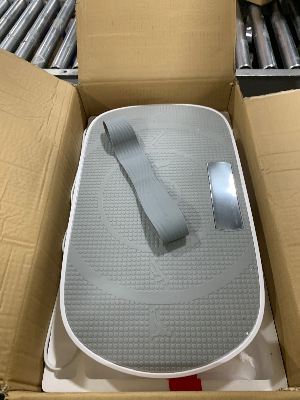 Photo 1 of MERACH Vibration Plate Exercise Machine, Curved Vibration Plate for Lymphatic Drainage Weight Loss, Vibrating Plate with Real-Time Calorie Tracking on LED Display, Workout Equipment for Home Women Men