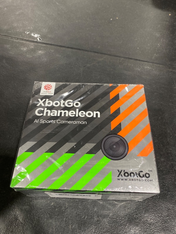 Photo 1 of XbotGo Chameleon AI Auto Sports Action Camera - 4K 60FPS Soccer Camera and Basketball Tracking Camera for Team Sports, Live Streaming, No Subscription, Works with iOS & Android (Lava Graphite)