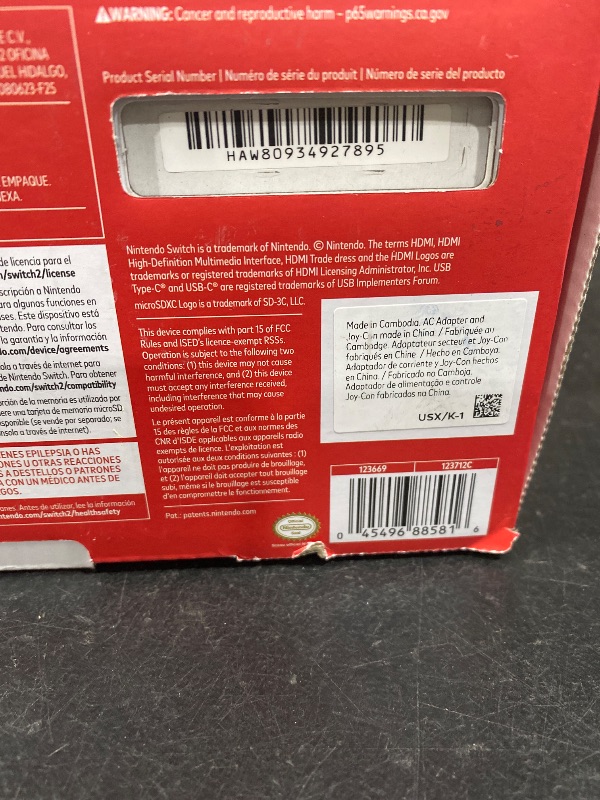 Photo 1 of Nintendo Switch 2 System