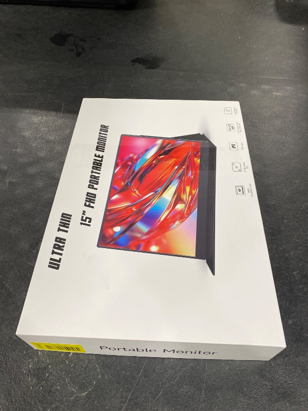 Photo 1 of **SOLD FOR PARTS** CZGG Portable Monitor 15.6 inch Ultra-Light Extended Monitor for Laptop 1080P FHD IPS Build-in Speakers HDMI USB-C Second Screen for Gaming PC mac Phone PS4/5 Switch Xbox with Kickstand Case