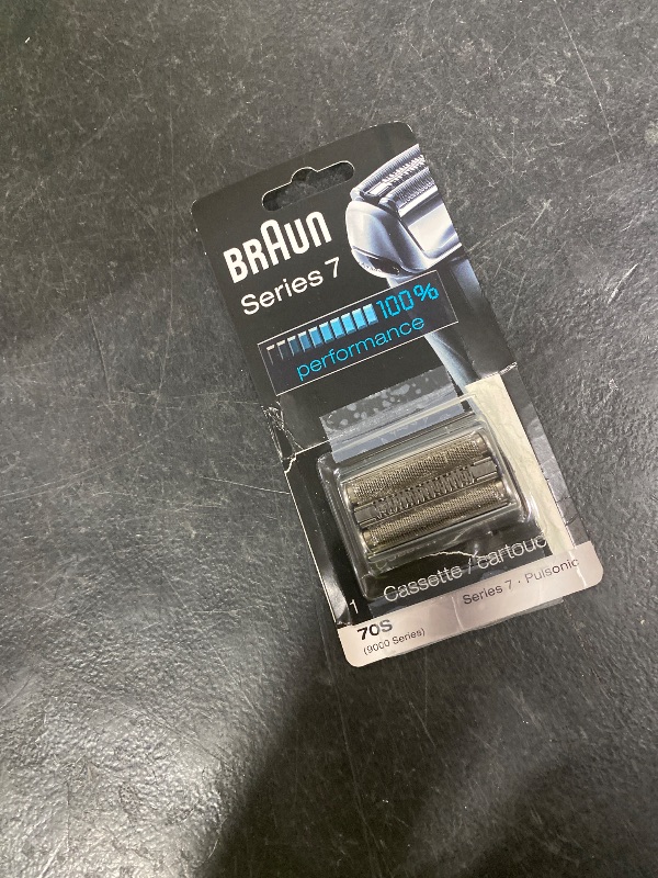 Photo 1 of Braun Series 7 70S Electric Shaver Head Replacement Cassette – Silver