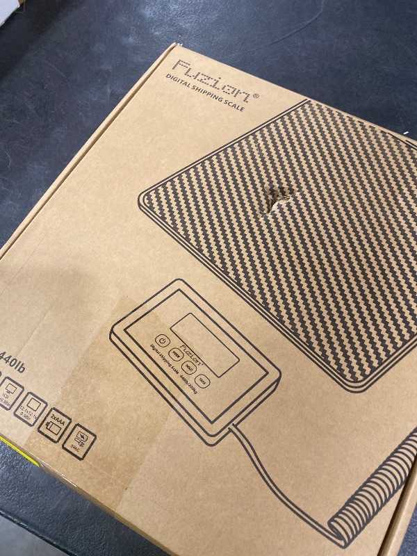 Photo 1 of Fuzion Shipping Scale, 440LB x 10g High Accuracy Postal Scale, Hold/Tare Function, Digital Shipping Postal Scale for Packages, Postage, Luggage, Mailing, Battery & AC Adapter Included