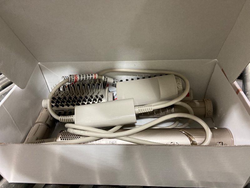 Photo 1 of Shark HD430REF (Refurbished) FlexStyle Air Styling & Drying System, Powerful Hair Dryer Brush & Multi-Styler with Auto-Wrap Curlers, Paddle Brush, Oval Brush, Concentrator Attachment, Stone (Renewed)