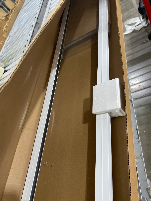 Photo 1 of PetSafe 1-Piece Sliding Glass Pet Door for Dogs & Cats - Adjustable Height 91 7/16" to 96" - Medium, White, No-Cut DIY Install, Aluminum Patio Panel Insert, Great for Renters or Seasonal Installation
