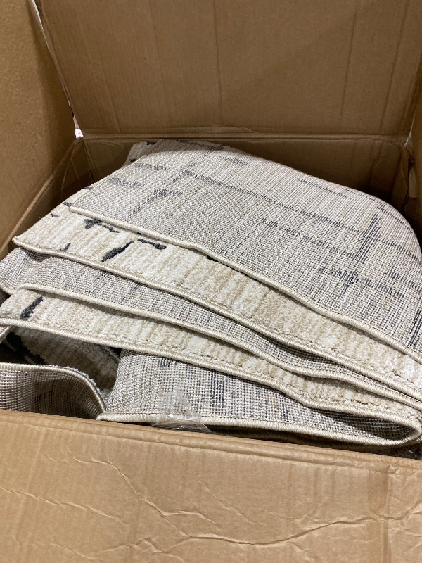 Photo 1 of Loloi Darby Collection DAR-06 Sand/Dk. Grey 9'-2" x 13' Area Rug