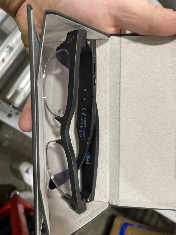 Photo 1 of AI Smart Glasses with Camera,8MP 4K HD Camera Glasses,Supports AI Voice Control/Photo/Video/Audio Recording,Bluetooth Glasses with 133 Translations,IP67 Waterproof for Business,Outdoor,Men & Women