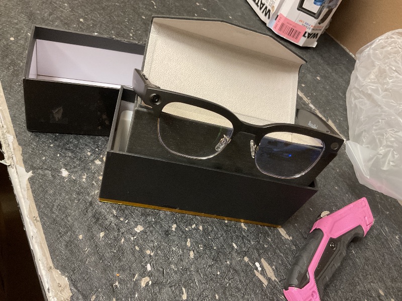 Photo 1 of AI Smart Glasses with Camera,8MP 4K HD Camera Glasses,Supports AI Voice Control/Photo/Video/Audio Recording,Bluetooth Glasses with 133 Translations,IP67 Waterproof for Business,Outdoor,Men & Women