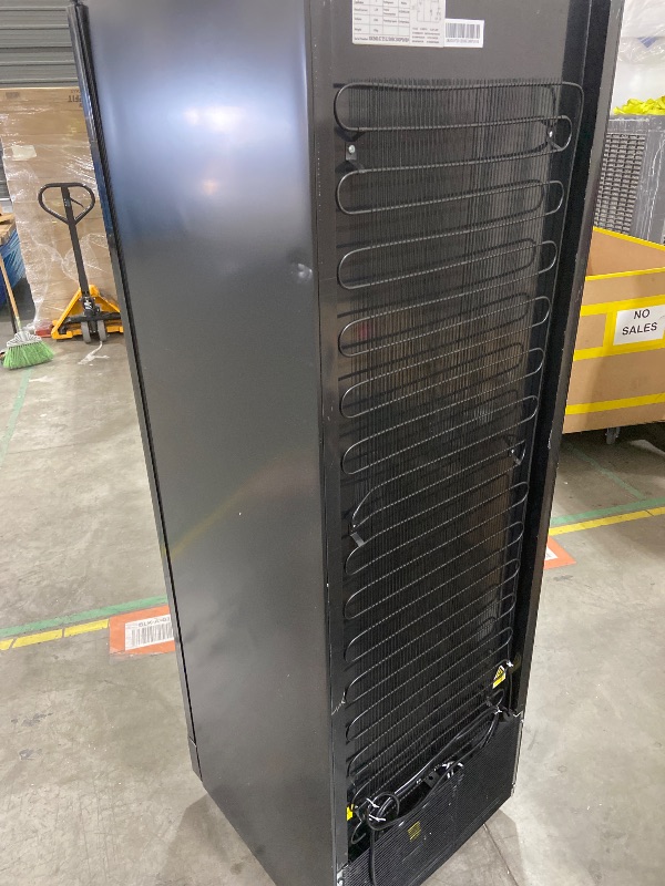 Photo 1 of Frostvale 13.4 Cu.Ft Commercial Display Refrigerator with Price Tag Holder, Black Glass Door Beverage Cooler, ETL Upright Merchandiser Fridge for Drinks, Soda, Beer, Water, Cafe, Store