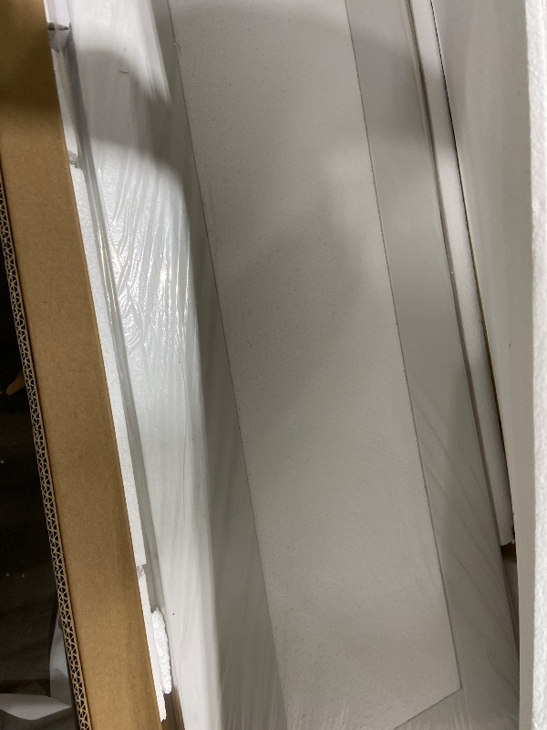 Photo 1 of SMARTSTANDARD 60x80 Inch Louvered Bifold Closet Door, Pre-Assembled Folding Doors with Complete Hardware Kit, Easy Installation for Bedroom & Pantry, White MDF PVC Surface