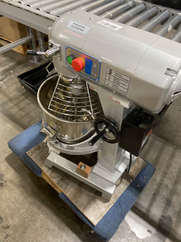 Photo 1 of ******NONFUNCTIONAL - SELLING FOR PARTS ONLY******
30Qt Commercial Food Mixer, Commercial Stand Mixer with 3 Speeds Adjustable, Stainless Bowl Durable Electric Mixer with Timer, Whisk and Dough Hook for Bakery Pizzeria