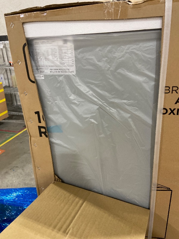 Photo 1 of BLACK+DECKER 10 Cu. Ft. Top Mount Refrigerator with Freezer, 2 Door Refrigerator with Top Freezer and Adjustable Temperature Control,ENERGY STAR, BR1000HS, Stainless Steel Look