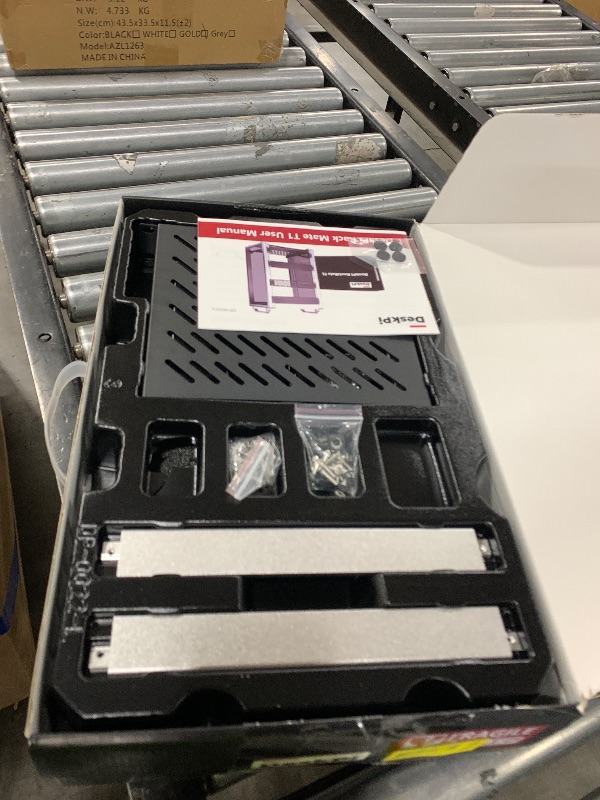 Photo 1 of GeeekPi 8U Server Cabinet, 10 inch Server Rack for Network, Servers, Audio, and Video Equipment, DeskPi RackMate T1 Rackmount, 7.87 inch Depth