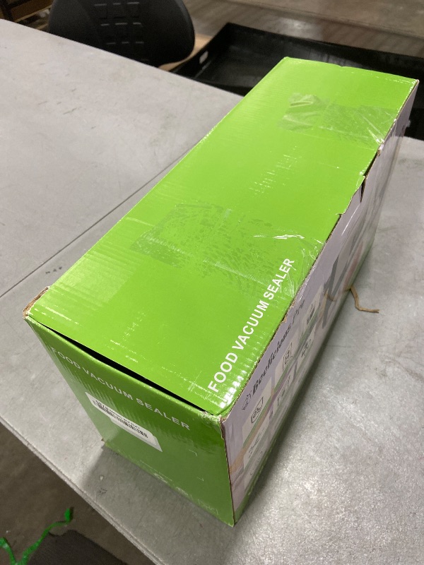 Photo 1 of 95kPa Vacuum Sealer Machine with AquaLock Technology, for Moist Seals, 2X Seal & 130W, Fully Automatic Food Sealer, Built-In Cutter, Bag Storage & Hose, Precision Sealing, 2 Bag Rolls,Stainless Steel