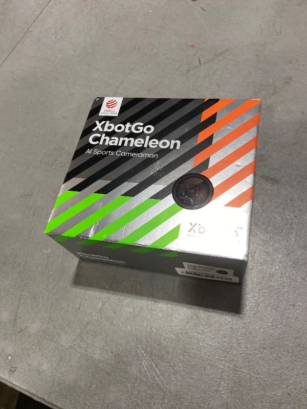 Photo 1 of XbotGo Chameleon AI Auto Sports Action Camera - 4K 60FPS Soccer Camera and Basketball Tracking Camera for Team Sports, Live Streaming, No Subscription, Works with iOS & Android (Lava Graphite)