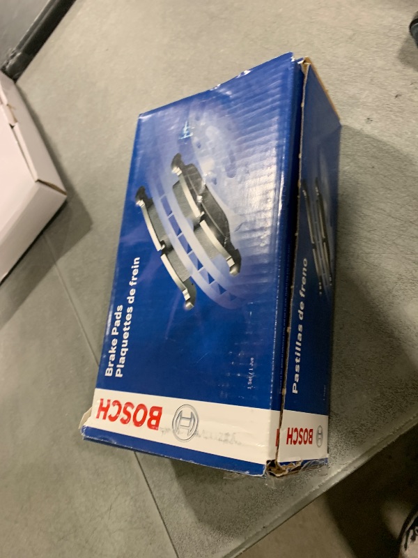 Photo 1 of BOSCH BE1346H Blue Ceramic Disc Brake Pad Set with Hardware - Compatible with Select Infiniti FX50, G37, M37, M56, Q50, Q60, Q70, Q70L, QX70; Nissan 370Z, Z; FRONT