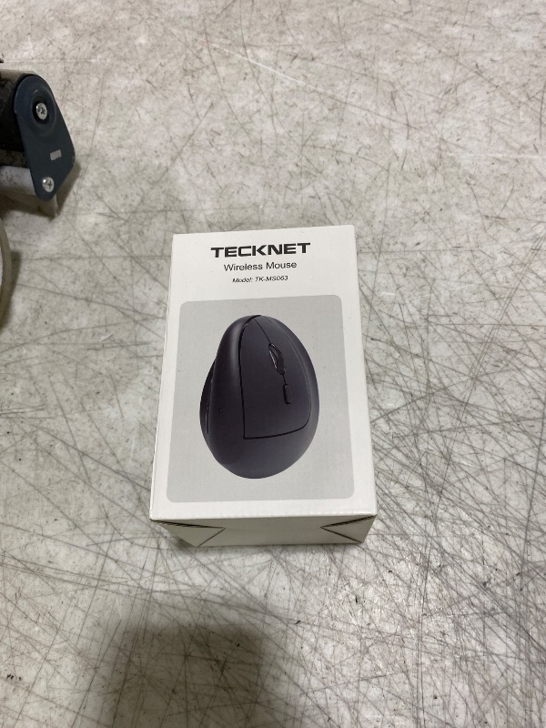Photo 1 of TECKNET Ergonomic Mouse, Wireless Bluetooth Vertical Mouse (BT5.3/3.0 & 2.4G) Rechargeable 4800 DPI Optical Mouse with 6 Adjustable DPI, Quiet Clicks, USB A Receiver, 6 Buttons - Wide Compatibility