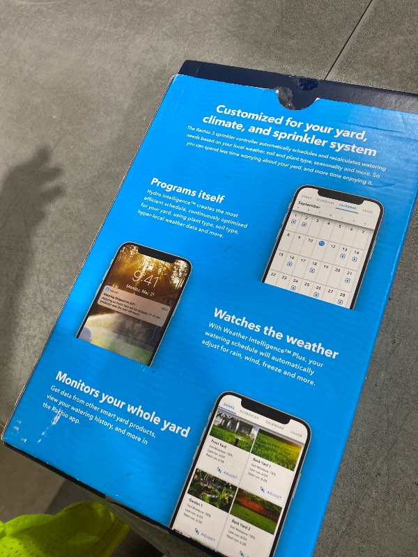 Photo 1 of Rachio WiFi Smart Sprinkler Controller (8-Zone Irrigation Remote Control) – App-Based Scheduling, Local Weather Intelligence, Rain Skips, Easy DIY Install