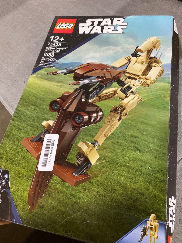 Photo 1 of LEGO Star Wars: The Phantom Menace Battle Droid with STAP - Building & Learning Toy for Boys & Girls, Ages 12+ - Star Wars Toy & Model Kit - Gift Idea for Birthdays - 75428