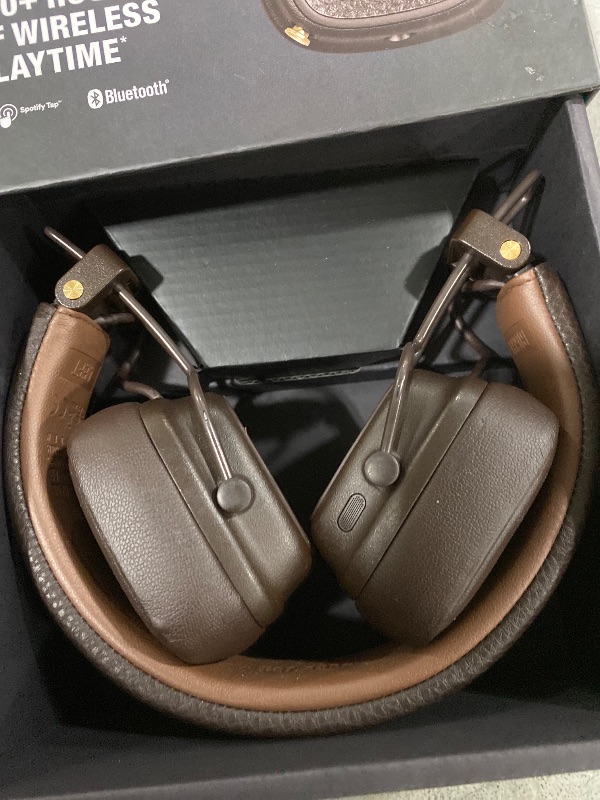 Photo 1 of Marshall Major V On-Ear Wireless Bluetooth Headphones - Brown