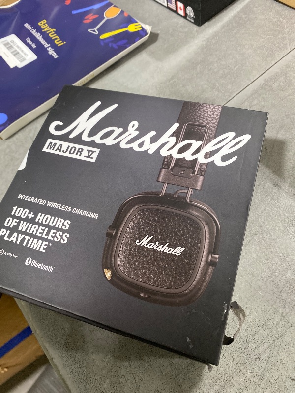 Photo 1 of Marshall Major V On-Ear Wireless Bluetooth Headphones - Brown