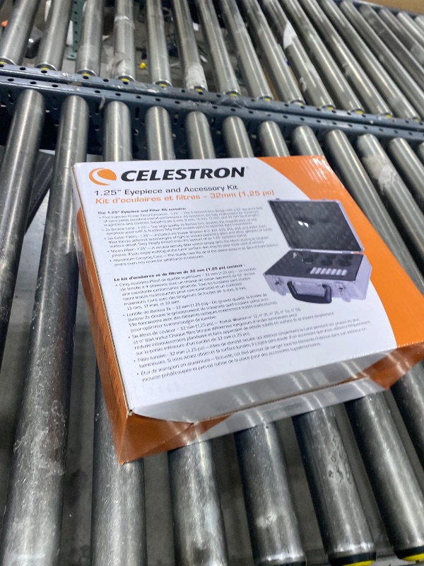 Photo 1 of Celestron Accessory Kit with Five 1.25" Plossl Eyepieces, 2x Barlow and Filter Set
