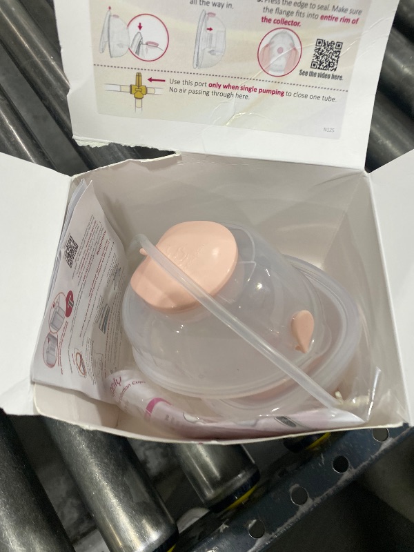 Photo 1 of Nenesupply Handsfree Wearable Breastmilk Collection Cara Cups Caracups Compatible with Spectra S1 S2 9 Plus Breast Pumps 24mm Silicone Flanges Replacement for Spectra Pump Parts 19 21mm Inserts