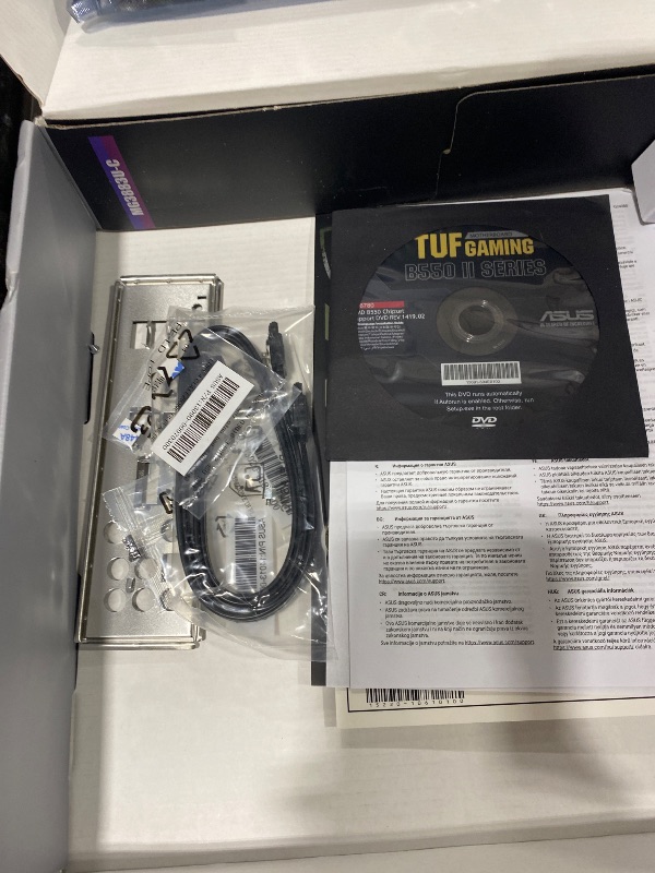 Photo 1 of ASUS TUF Gaming B550-PLUS WiFi II AMD AM4 (3rd Gen Ryzen™) ATX Gaming Motherboard (PCIe 4.0, WiFi 6, 2.5Gb LAN, BIOS Flashback, USB 3.2 Gen 2, Addressable Gen 2 RGB Header and Aura Sync)