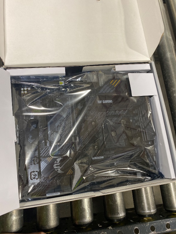 Photo 1 of ASUS TUF Gaming B550-PLUS WiFi II AMD AM4 (3rd Gen Ryzen™) ATX Gaming Motherboard (PCIe 4.0, WiFi 6, 2.5Gb LAN, BIOS Flashback, USB 3.2 Gen 2, Addressable Gen 2 RGB Header and Aura Sync)