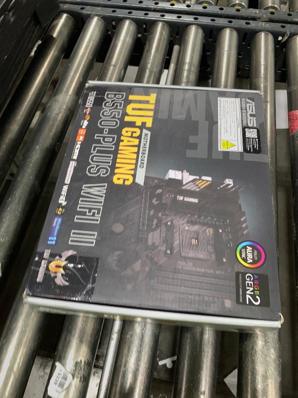 Photo 1 of ASUS TUF Gaming B550-PLUS WiFi II AMD AM4 (3rd Gen Ryzen™) ATX Gaming Motherboard (PCIe 4.0, WiFi 6, 2.5Gb LAN, BIOS Flashback, USB 3.2 Gen 2, Addressable Gen 2 RGB Header and Aura Sync)