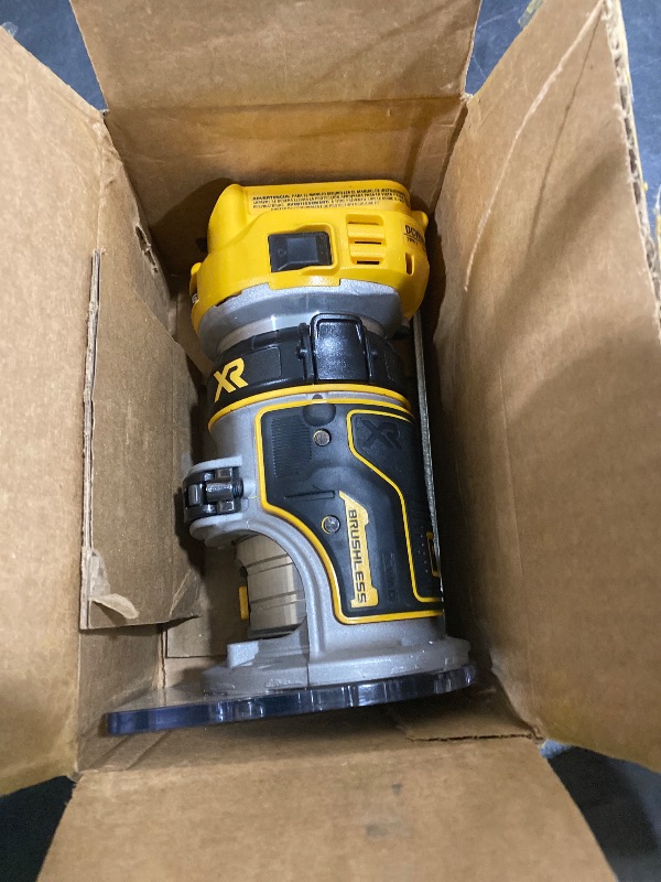 Photo 1 of DEWALT 20V Max XR Cordless Router, Brushless, Tool Only (DCW600B)