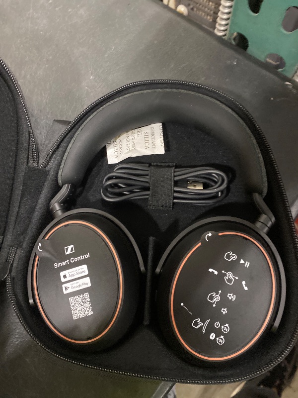 Photo 1 of Sennheiser Consumer Audio Momentum 4 Wireless Headphones - Bluetooth Headset for Crystal-Clear Calls with Adaptive Noise Cancellation, 60h Battery Life, Lightweight Folding Design - Black/Copper