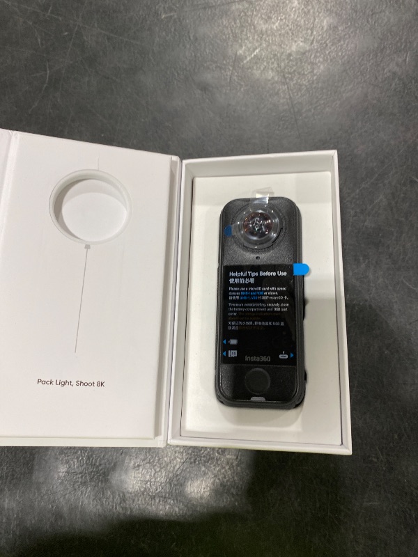 Photo 1 of Insta360 X4 Air - Lightweight 165g 8K 360 Camera, Invisible Selfie Stick Effect, Replaceable Lenses, Shoot First & Frame Later, Built-in Wind Guard, FlowState Stabilization, AI-Powered App