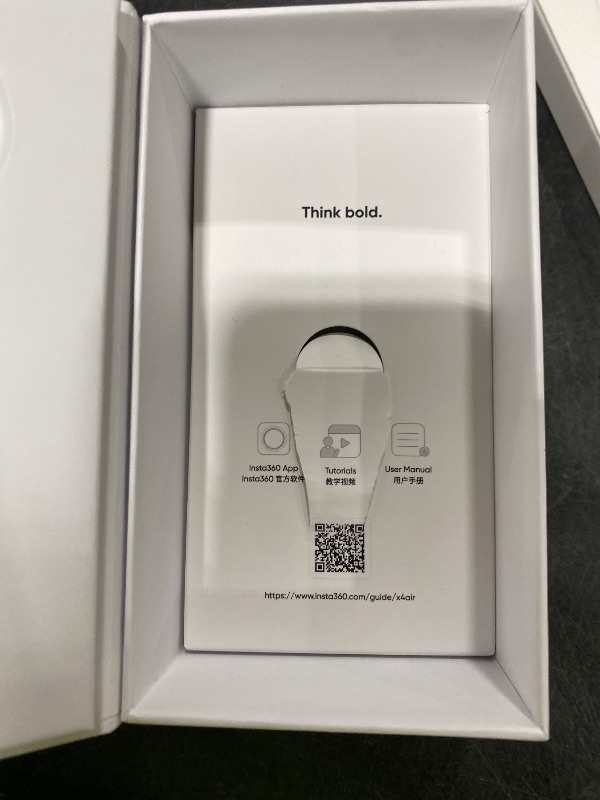 Photo 1 of Insta360 X4 Air - Lightweight 165g 8K 360 Camera, Invisible Selfie Stick Effect, Replaceable Lenses, Shoot First & Frame Later, Built-in Wind Guard, FlowState Stabilization, AI-Powered App