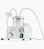 Photo 1 of Portable Phlegm Suction Unit 11L/min 0.07MPa, Oil-Free Aspirator Machine 1000ml Removable Bottle for Home Hospital COPD Elderly Care, 110V AC

