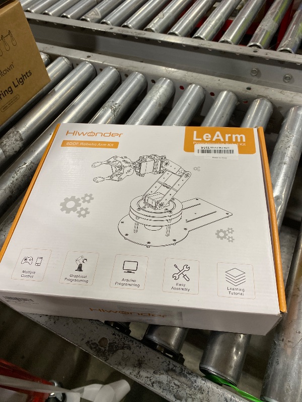 Photo 1 of Robotic Arm Kit 6DOF Programming Robot Arm with 6 Servos, Handle, Mechanical Claw, etc, PC Software APP Control with Tutorial for Arduino STEM Education & Engineering Science Kits, LeArm Open Source
