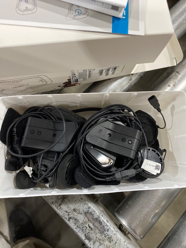 Photo 1 of Cardo Systems Spirit Motorcycle Bluetooth Communication Headset - Black, Dual Pack