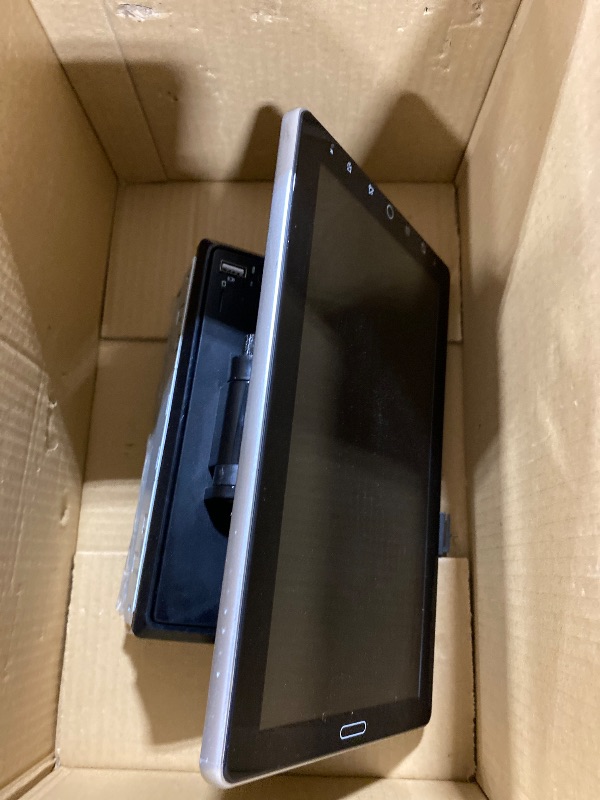 Photo 1 of 10.1 inch Single Din Car Stereo with CarPlay and Android Auto, 10 inch Touch Screen Radio with Mirror Link/1080P/EQ Audio/SWC/Bluetooth +Backup Camera+MIC