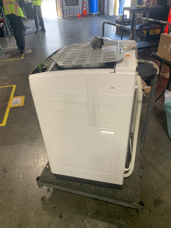 Photo 1 of NON-FUNCTIONAL, PARTS ONLY-------------------------------------------------------------BLACK+DECKER Small Portable Washer, Washing Machine for Household Use, Portable Washer 2.0 Cu. Ft. with 6 Cycles, Transparent Lid & LED Display