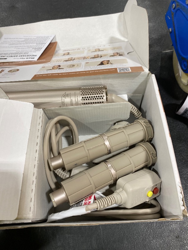Photo 1 of Shark FlexStyle Air Styling & Drying System, Powerful Hair Dryer Brush & Multi-Styler with Auto-Wrap Curlers, Paddle Brush, Oval Brush, Concentrator Attachment, Stone, HD430
