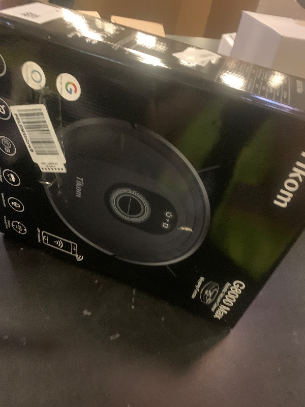 Photo 1 of Tikom Robot Vacuum and Mop Combo, 5000Pa Robotic Vacuum Cleaner, 150 Min Max, App & Remote Control, Ideal for Hard Floor, Carpet, Pet Hair, Self-Charge(G8000 Max)