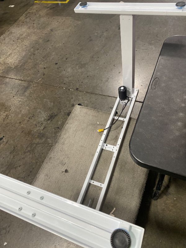 View 2 of LEGS ONLY***********Bush Business Furniture 60-inch Electric Height Adjustable Standing Desk, Ergonomic Sit-Stand Computer Table for Home and Professional Office, Move 40 Series, Platinum Gray with White Base
